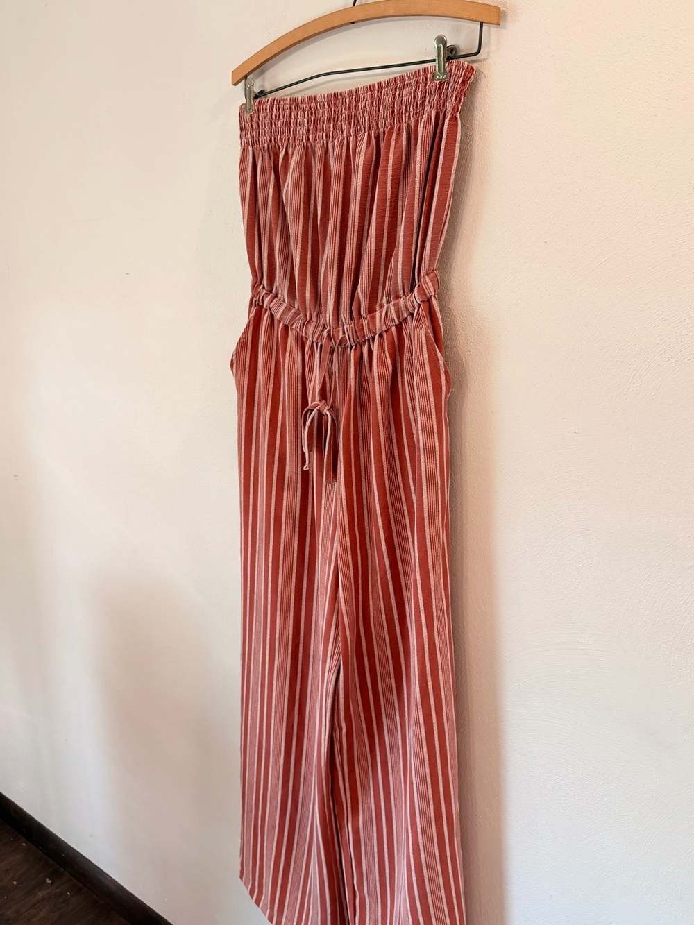 No Boundaries - Medium - Striped Wide Leg Jumpsuit
